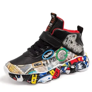 Boys Girl Breathable Lightweight School Tennis Running Shoes Children Boys Sneakers for Kids