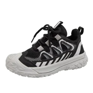 Boys Girls Casual Slip-On Shoes Primary Secondary School Students’ Wear-Resistant Mesh Breathable Design for Spring Summer