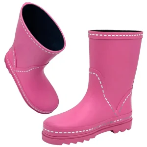 Boys Girls Children’s Cute Cartoon Color Changing Mid-calf Waterproof Non Slip Fashion Rubber Rain Boots Primary School All