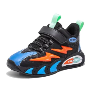 Boys Girls Comfortable Lightweight Breathable Anti Slip Tennis Running Sneakers for Kids