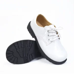 Boys Leather Shoes Children Leather Wedding Oxford Shoes Fashion Designer Black School Casual Flat Dress Shoes for Kids