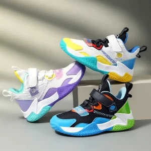 Boys’ Shoes Casual Summer New Children’s Sports High Top School Shoes Kids Basketball Sport Shoes 31 40