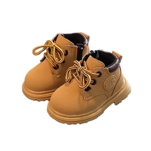 Boys and Girls Boots 1-3 Years Old Soft Soled Baby Shoes Baby Leather Shoes