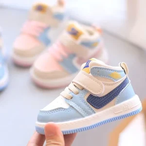 Boys and Girls Fashion Trend Comfortable Casual Toddler Shoes Children Soft Soles Non slip Sports Shoes Children
