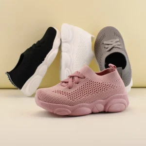 Boys and Girls Soft Bottom Toddler Shoes 1-8 Years Old Boys and Girls Breathable Sports Shoes Baby Socks Shoes Non-slip Bottom