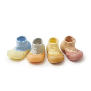 Breathable Baby Shoes Toddler Walking Indoor Bedroom Sock Shoes Soft Soled Anti slip Kid Girls and Boys Mesh Flats