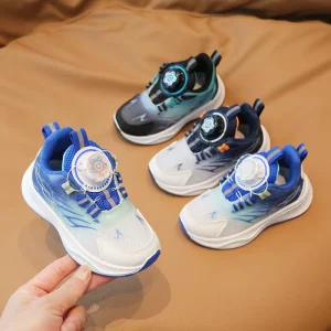 Mesh Children’s Trainers Running Shoe Fashion Casual School Footwear for Student Flat Kids Sneakers Boys and Girls
