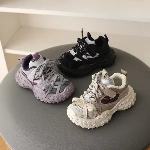 Breathable Children’s Shoes Casual and Fashionable Dad Shoes for Kids Light and Girls Casual Shoes