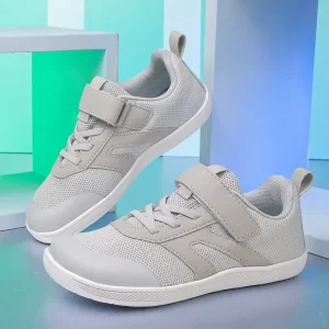 Breathable Daily Child Sneakers Wider Toe Box Rubber Sole Flat Casual Sport Walking Footwear Zapatillas Barefoot Kids Shoes