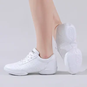 Breathable Fabric Dancing Lightweight Competition Comfortable Sport Kids Girls Cheer Sneakers