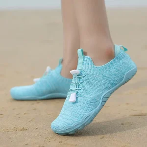 Breathable High Elastic Flying Woven Lightweight Swimming Beach Fitness Sports Wading Shoes Ready To Ship