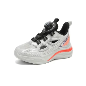 Breathable Light Weight Summer Kids Shoes Soft Comfortable Quick Lace Boys Basketball Shoes Training School 28-40