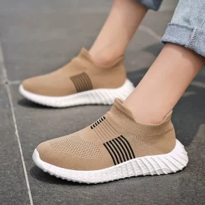 Breathable Lightweight Kids Sneakers Boys Sock Shoes Girls Tennis Athletic Children Running Shoes