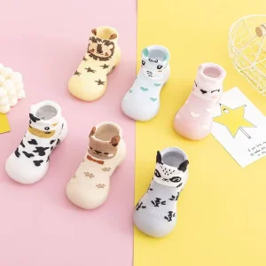 Breathable Lightweight Non Slip New Sneakers Baby Toddler Walking Sock Shoes