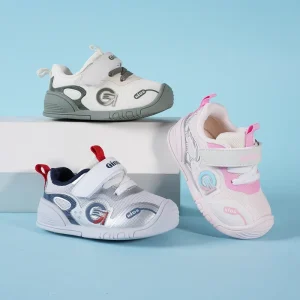 Breathable Lining Children’s Athletic Sneakers Anti-Odor Toddler Casual Sneakers Flexible Sole Kids Casual Sneakers