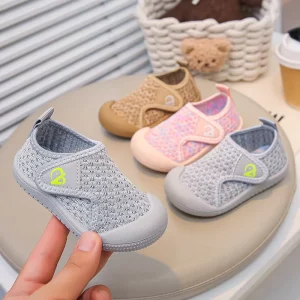 Breathable Mesh Baby Sneakers Non Slip Soft Sole Toddler Shoes for Infant First Walkers Kids Casual Shoes