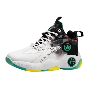 Breathable Mesh Boys’ Sneakers Kids Basketball Shoes Basketball Style Shoes