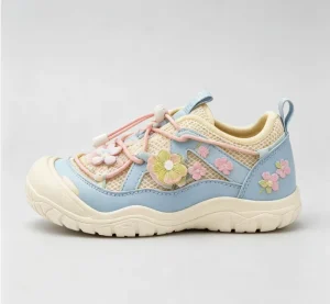 Breathable Mesh Kids Casual Shoes Non slip Rubber Outsole Comfortable EVA Midsole Children’s Outdoor Sneakers