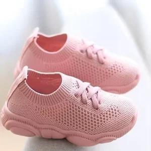 Breathable Mesh Sneakers for Kids Boys Girls Spring Autumn Casual Shoes Soft Sole Baby Walking Shoes Lightweight
