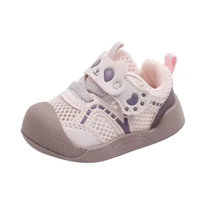 Breathable Mesh Toddler Shoes Spring Summer Soft Sole Non slip Functional Baby Sneakers for Boys & Girls