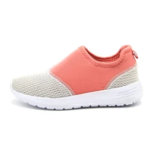 Breathable Mesh Upper Comfortable Children Girls Without Laces Walking Shoes Sports Sneakers for Kids