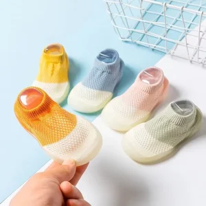 Breathable Summer Toddler Walking Shoes Lightweight Anti-collision Baby Sock Shoes