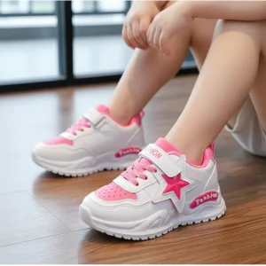 Breathable Walking Shoes Children Skateboarding Shoes Sneaker Baby Shoes Girl Casual Shoes Boy Kids’ Sport Shoes