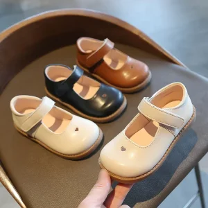 British Style Soft Sole Children’s Dress Shoes Kids Wedding Party Footwear Breathable School Shoe for Girls