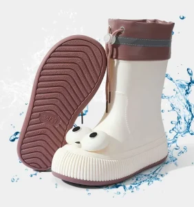 Bulk Order Custom Kids Waterproof Boots for Rainy Season Cold Weather With Thermal Protection Easy Clean Material Rain Shoes
