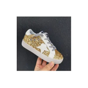 CCDB Sneakers for Children Boys Designer Casual Kids Running Shoes Brand Glitter Star Kids’ Sport Shoes Girls