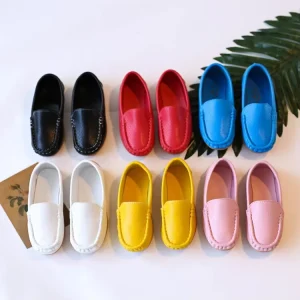CH202 Children Boys Casual Kids Soft Sole Slip On Loafers Multicolor Boys Stylish Loafer Shoes for Kids