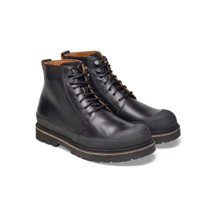CHOOZII High end Black Leather Upper Kids Lace up Girls Winter Boots Shoes