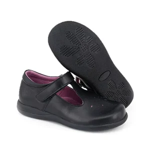 CHOOZII OEM Children’s School Shoes Black Leather School Shoes Kids Girls School Shoes