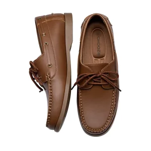 CHOOZII Supplier Genuine Leather Casual Dress Shoes Mens Moccasins Loafer Boat Shoes for Adult Male Kids Boy