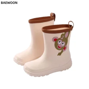 CRB15 Children Rain Boots Cartoon Animal Kid PVC Environment friendly Rain Shoes Anti slip Waterproof Water Shoes