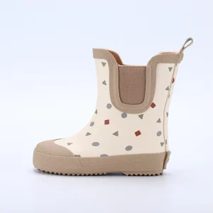 CS 21 Custom Kids Rain Boots Fashion Waterproof Boots Easy Grip Handles Unisex Toddler Children ODM OEM