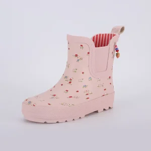 CS 30 Kids Waterproof Rubber Rain Boots for Boys and Girls Lightweight Non Slip Design
