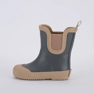 CS 36 Simple Fashion Rubber Kids Rain Boots Custom Logo Lightweight Waterproof Rain Shoes for Kids for Summer Winter