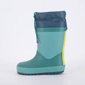 CS 48 Custom Logo Printed Anti Slip Waterproof Toddler Children’s Rain Boots for Kids