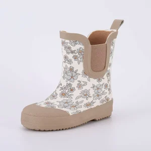 CS 52 Factory Direct Supply Kids Waterproof Rubber Rain Boots Lightweight Non Slip Design