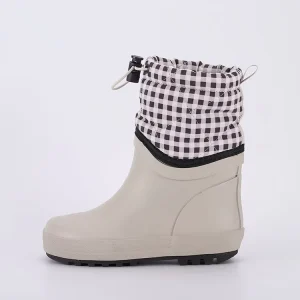 CS 58 Unisex Kids Waterproof Rain Boot with Round Toe Comfortable Rubber Insole Anti Slip for All Seasons
