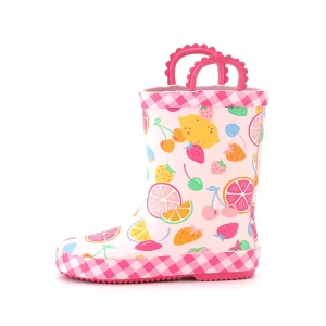 CS-66 Customized Color Low Calf Light Weight Water Resistant Children’s Rubber Boots for Kids
