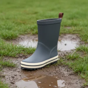 CS 68 High Quality All Season Light Weight Kids Waterproof Rubber Unisex Children Rain Boots