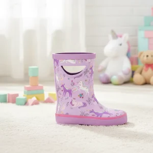 CS 70 OEM and ODM Custom Fashion Outdoor Kids Water Resistant Children’s Rubber Rain Boots for Girls