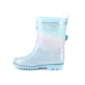 CSG 12 Fashion Children’s Waterproof Rain Boots for Girls Princess Design Quick Drying Kindergarten Baby Water Shoes