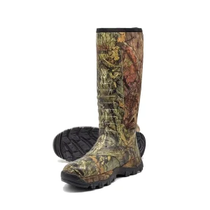 Camo Rubber Neoprene Hunting Boots for Men 5mm Camouflage Real Tree for Hunting