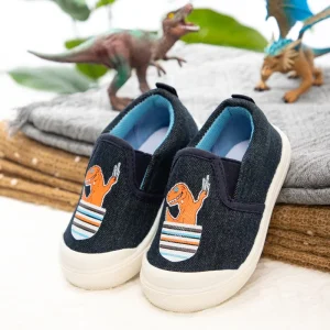 Canvas Children’s Shoes Closed Toe Non slip Breathable Casual Slip on Shoes Children School Shoes