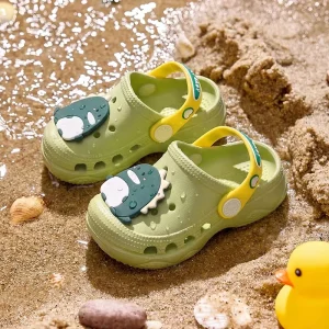 Cartoon 3D Printing Breathable Summer Clogs Lightweight Non Slip Garden Shoes for Kids & Adults Beach Slippers Sandals