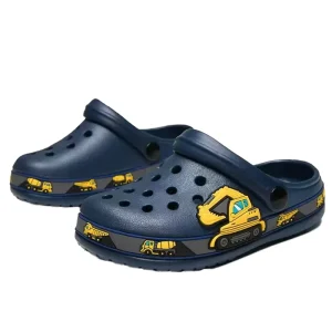 Cartoon Beach Shoes for Boys and Girls Summer Breathable Hole Punch Sandals Kids Clogs Shoes Kids Sandals Kids Shoes