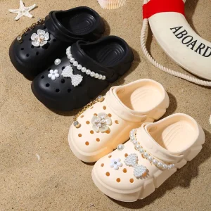 Cartoon Bow Children Clogs Kids Garden Shoes EVA Summer Sandals Boy Clogs Girl Clogs
